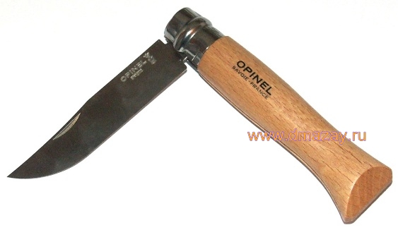 Складной нож Opinel (ОПИНЕЛЬ) Tradition 9VRI 1083 (№09 Inox) с длиной лезвия 9,0 см